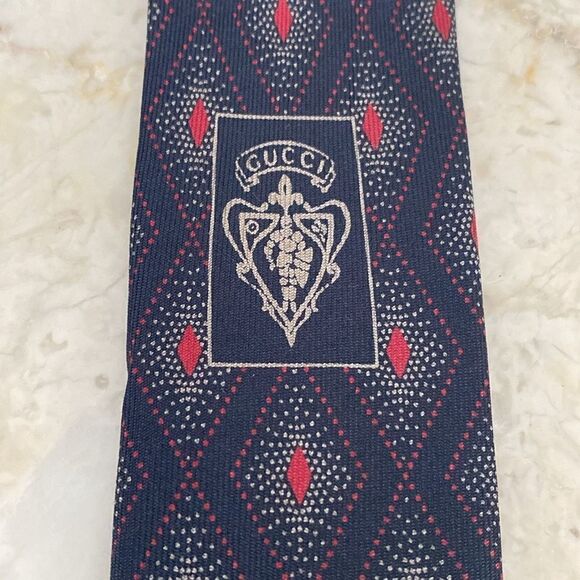 Gucci 100% Silk Tie - Picture 6 of 10